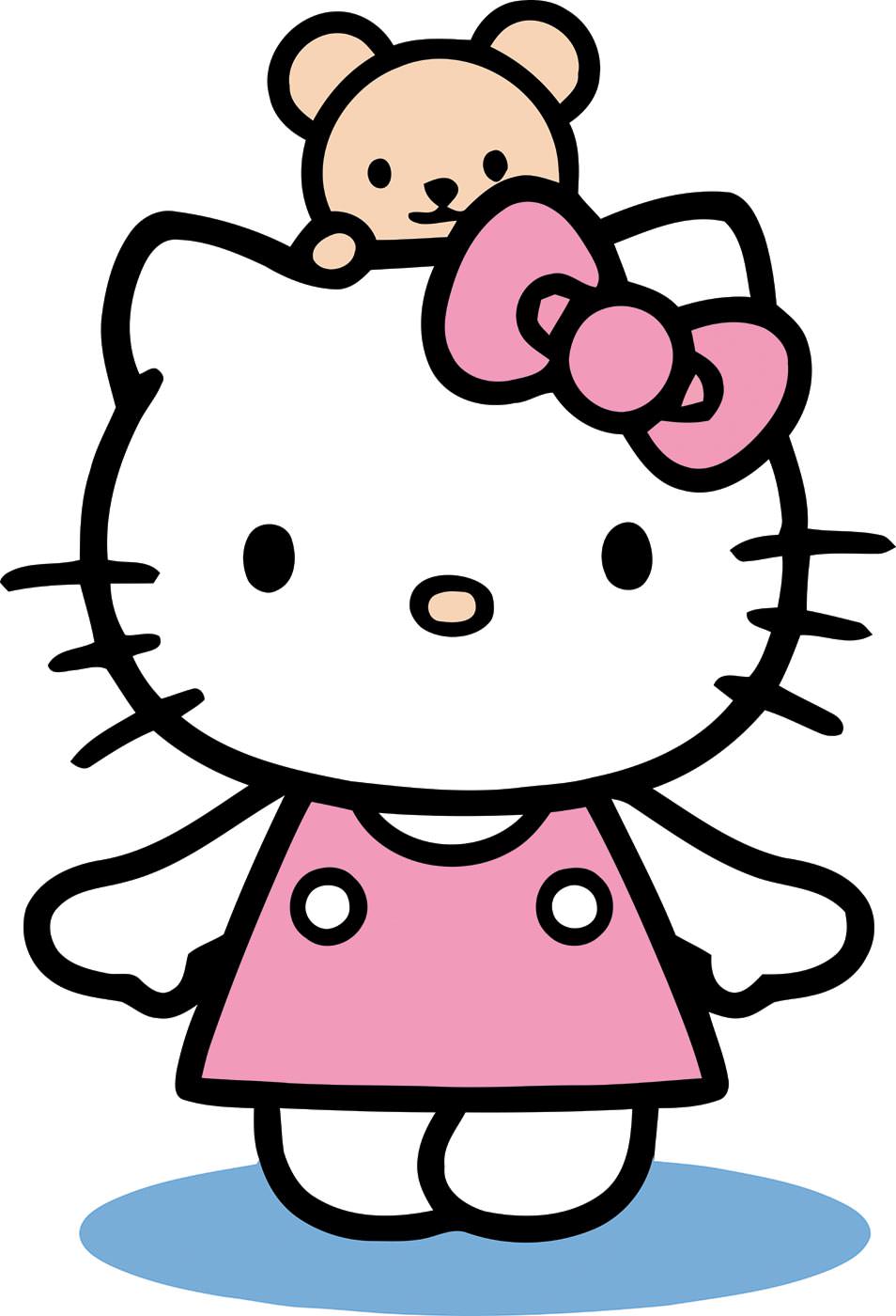 Hello Kitty - Фотообои для детской комнаты в интернет магазине arte.ru. Заказать обои в детскую комнату Hello Kitty - (14307)