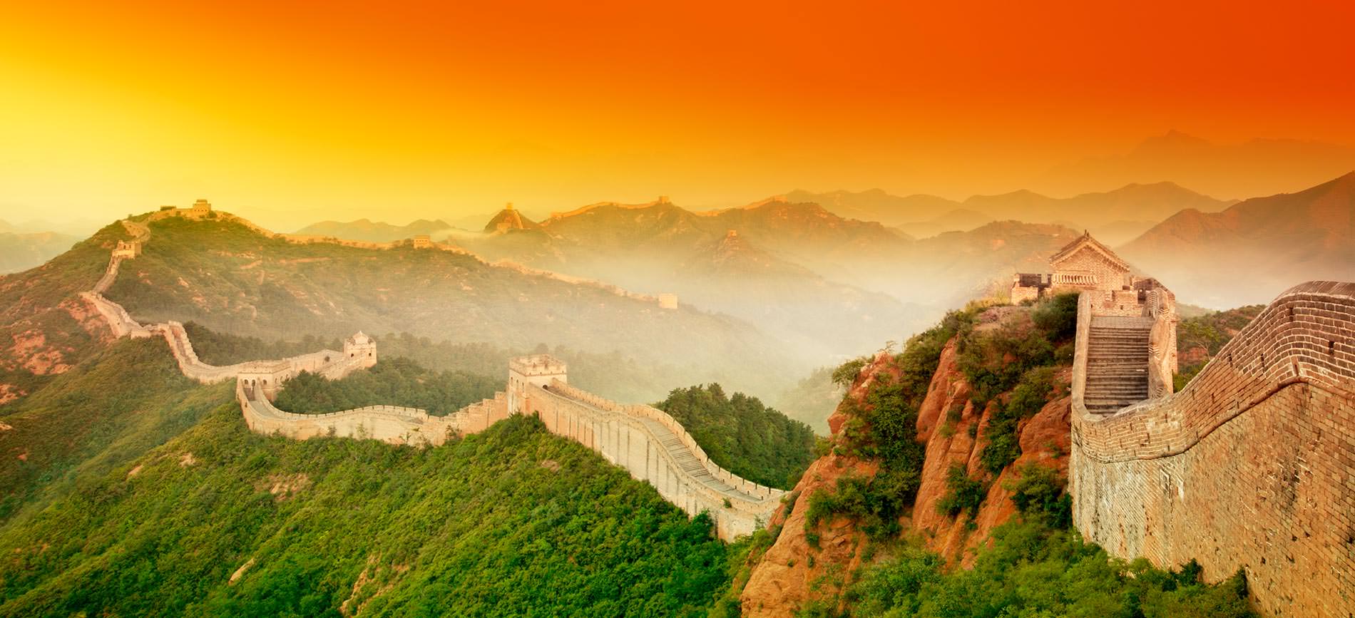 Great Wall of China at Badaling, China загрузить