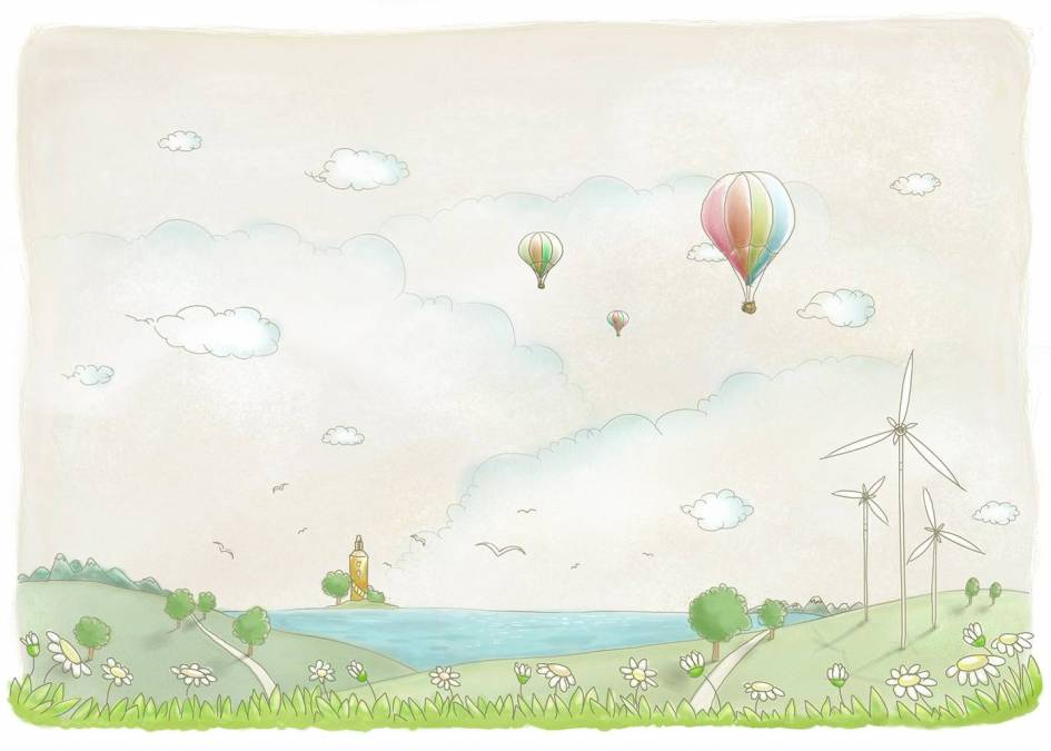 Фотообои Воздушные шары | арт.14114