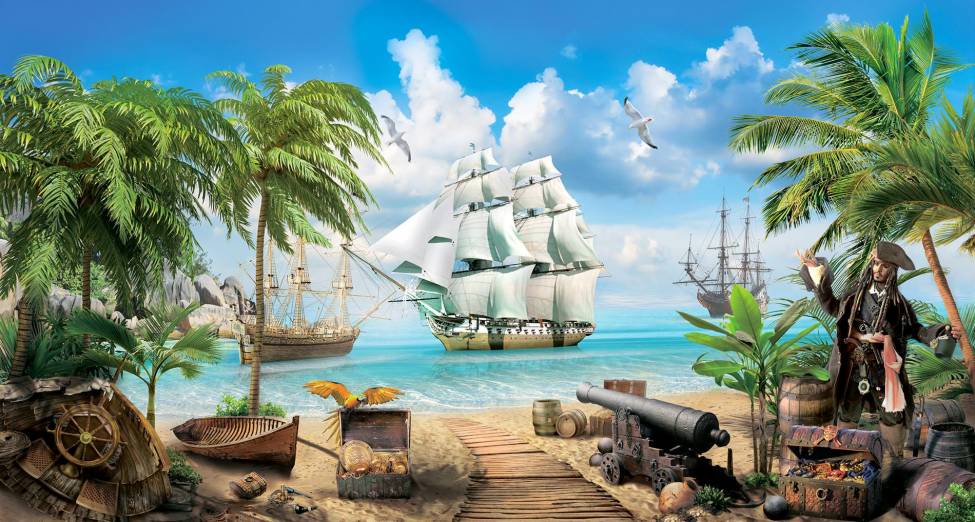 Фотообои Пираты Карибского моря | арт.14322