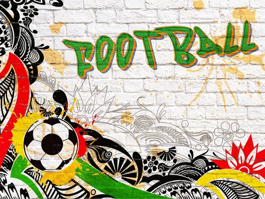 Фотообои Граффити "Футбол" | арт.14392