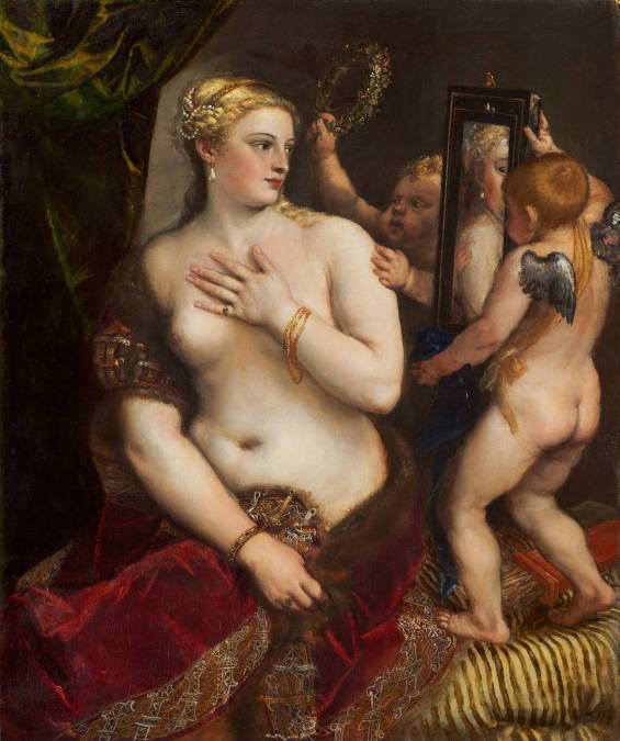 Фотообои Венера Перед Зеркалом | арт.18139