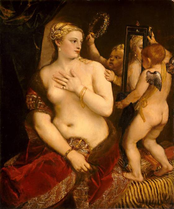 Фотообои Венера Перед Зеркалом | арт.18140