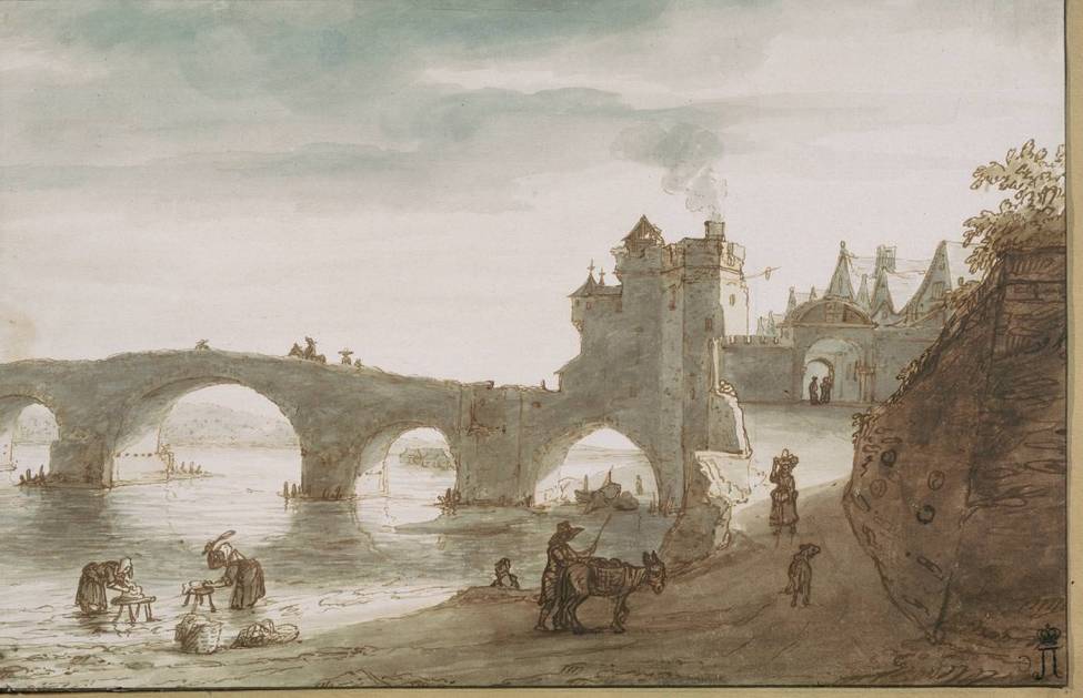 Фотообои Мост Через Луару В Амбуазе | арт.18171