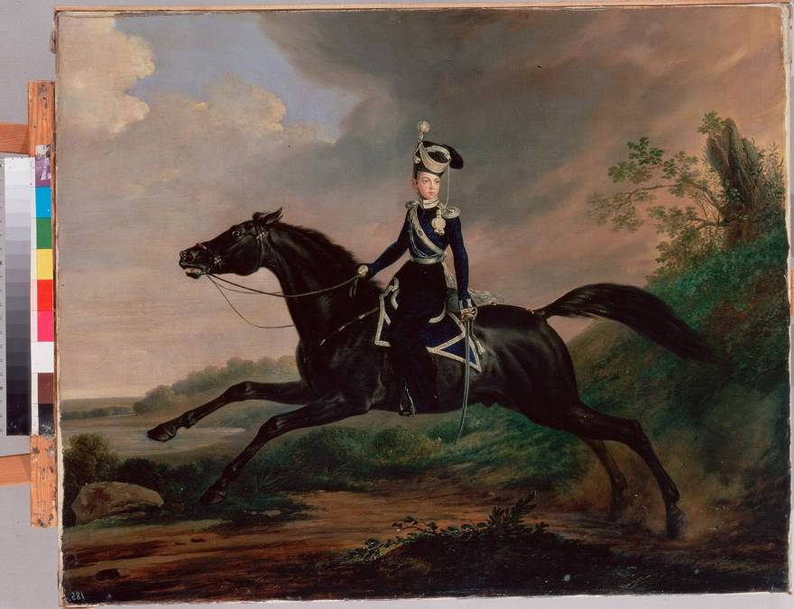 Фотообои Великий Князь Александр Николаевич На Коне | арт.18215