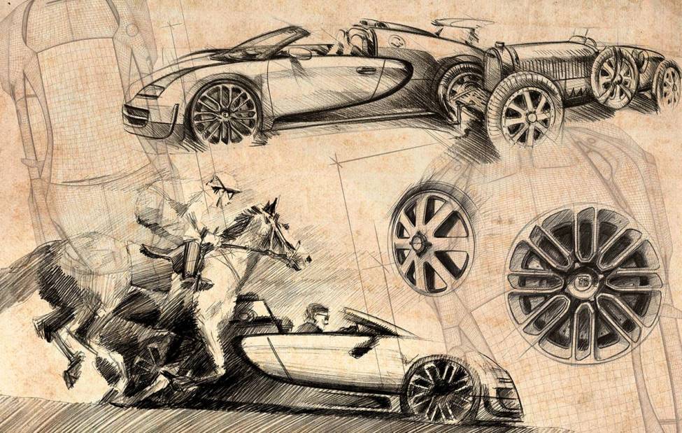Фотообои Bugatti Veyron | арт.10644
