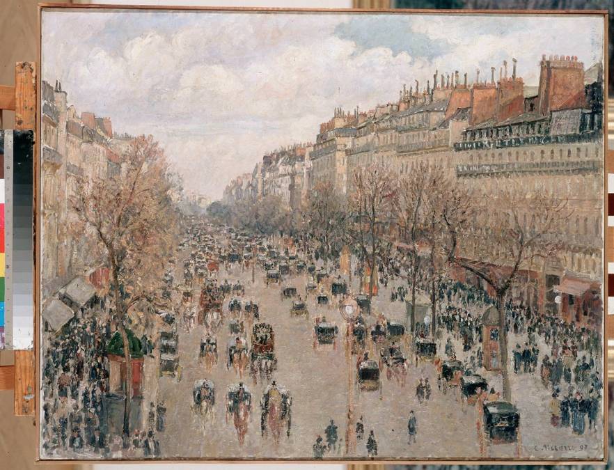 Фотообои Бульвар Монмартр В Париже | арт.18245