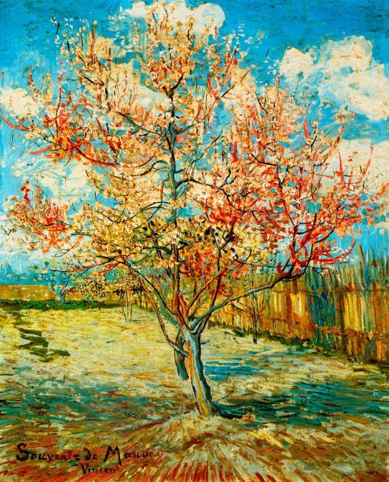 Фотообои Винсент Ван Гог - Персиковое дерево 1888 | арт.18308