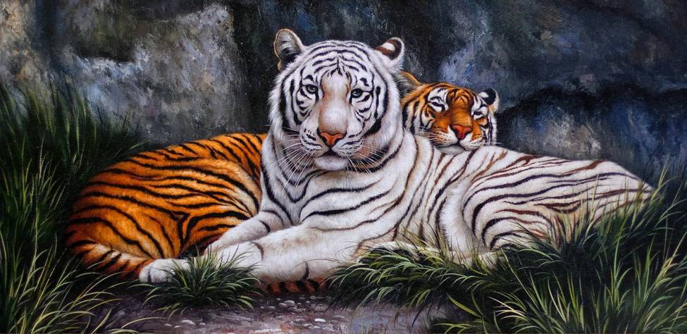 Фотообои Тигры | арт.18340