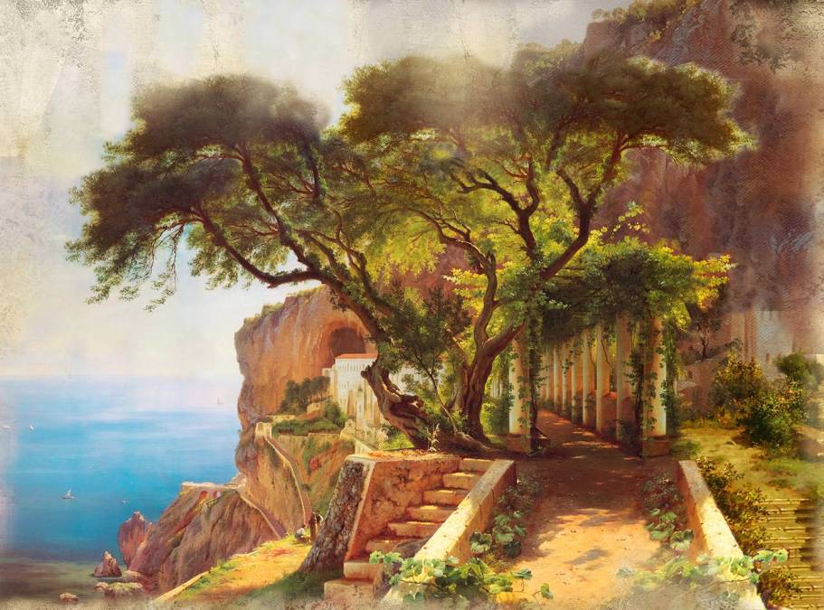 Фотообои Колоннада на побережье | арт.18351