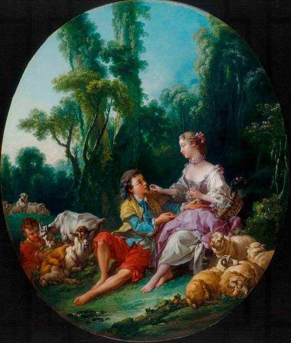 Фотообои Франсуа Буше "Они думают о винограде" | арт.18368