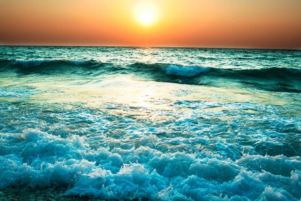 Фотообои Закат на морском побережье | арт.21246