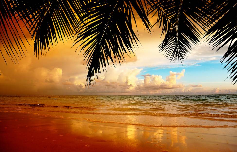 Фотообои Закат на пляже | арт.21250
