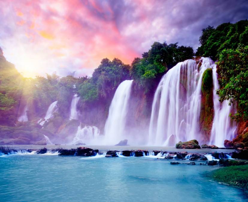 Фотообои Живописный водопад | арт.23667