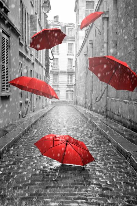 Фотообои Дождь в Париже | арт.26246