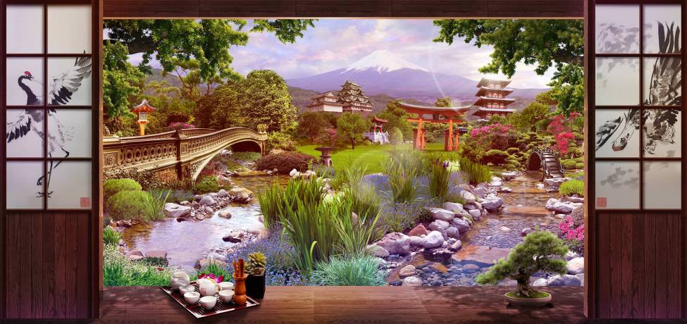 Фотообои Японский сад | арт.26285