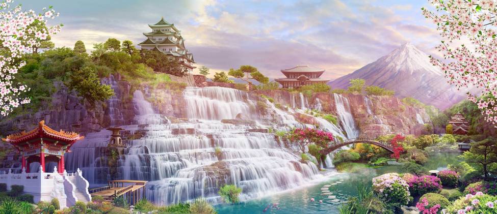 Фотообои Японские водопады | арт.26295