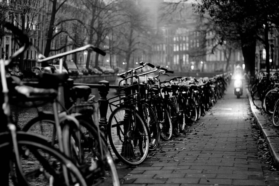 Фотообои Голландия. Улица велосипедов. | арт.11367