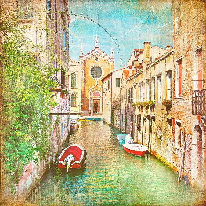 Фотообои Канал в Венеции | арт.11455
