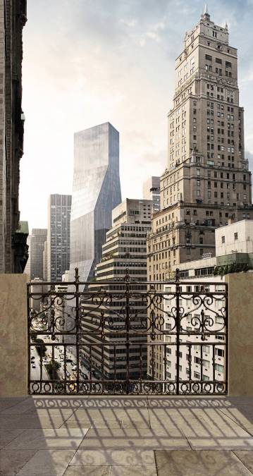Фотообои Балкон над мегаполисом | арт.11508