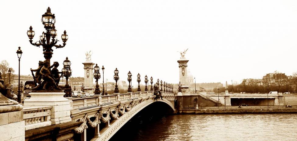 Фотообои Мост Александра 3 | арт.1281