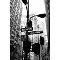 Фотообои Дорожные знаки Нью-Йорка | арт.12414