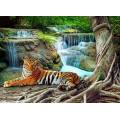 Фотообои Тигр у водопада | арт.16339