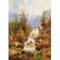 Фотообои Водопад в горах | арт.18416