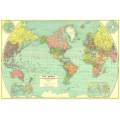 Фотообои Карта мира 1932г | арт.1929