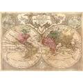 Фотообои Карта мира 1675-1726 | арт.1941