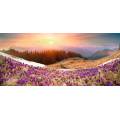 Фотообои Закат в горах. Панорама | арт.23645