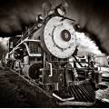 Фотообои Черно-белый локомотив | арт.25242
