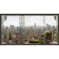 Фотообои Вид на большой город из окна | арт.26196