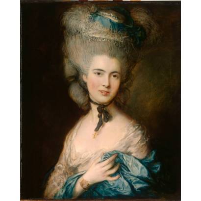 Фотообои Портрет Дамы В Голубом | арт.18184
