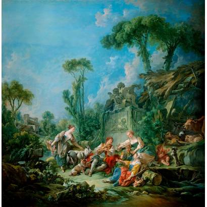 Фотообои Франсуа Буше "Пастушеская идиллия" | арт.18361